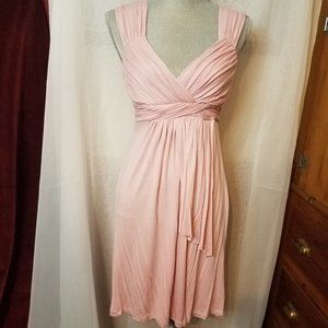 Dusty Pink Spring-Summer Dress (Julie's Closet) Never Worn/Tags On